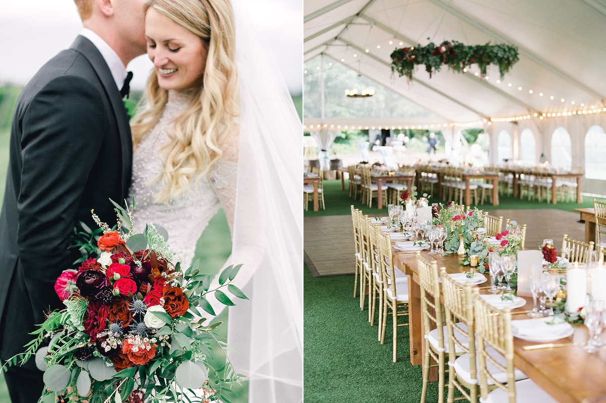 Mr. & Mrs. Ross Lake Michigan Vineyard Wedding Kati Mallory Photo